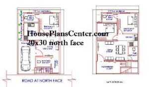 20x30 north face house plan