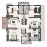 3 BHK House plans 3d floor plans
