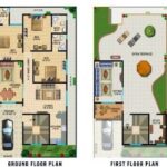 Duplex House Plans3BHK DUPLEX 3D FLOOR MODERN HOUSE PLANS INDIA