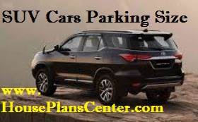 suv cars parking size