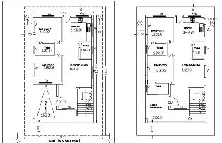 house plan 25x40 duplex house