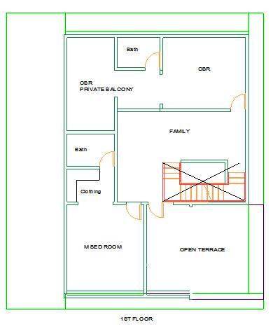 32x50 First Floor Mr Dhanunjaya duplex house plan