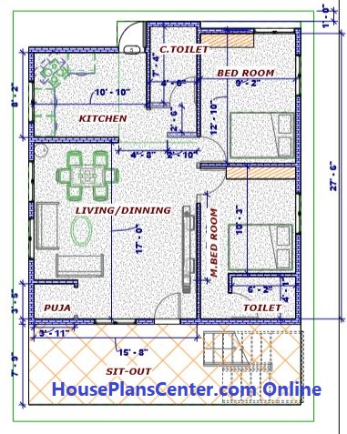 BEST VASTU DIRECTION OF THE HOUSE PLANNING FOR NORTH FACING PLOT HOUSE PLAN
